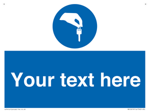 Custom Mandatory Keys Sign